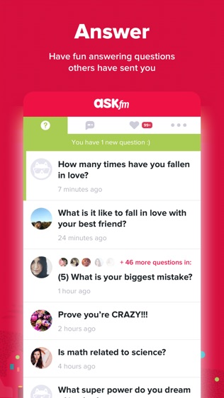 ASKfm: Ask Anonymous Questionsٷappv4.48.1 iOSͼ1