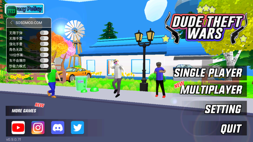 ɳģս(dude theft wars)°v0.9.0.9B2ͼ0