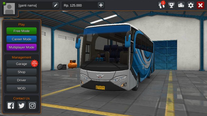 bus simulator indonesia°v3.7.1ͼ3
