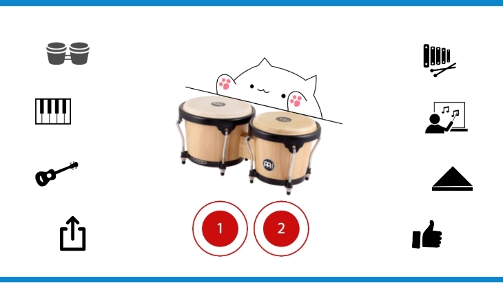 è(Bongo Cat Musical Instruments)°