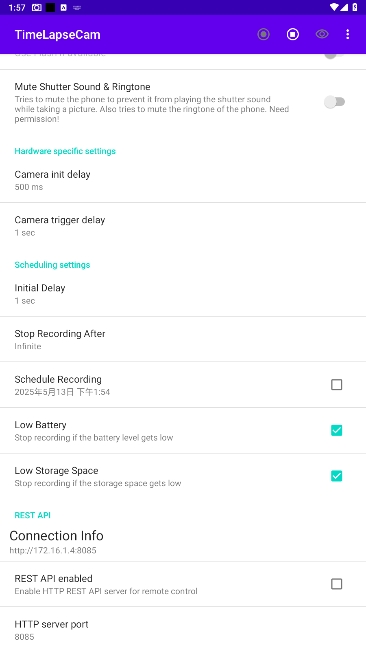 TimeLapseCam׿°v1.8ͼ1