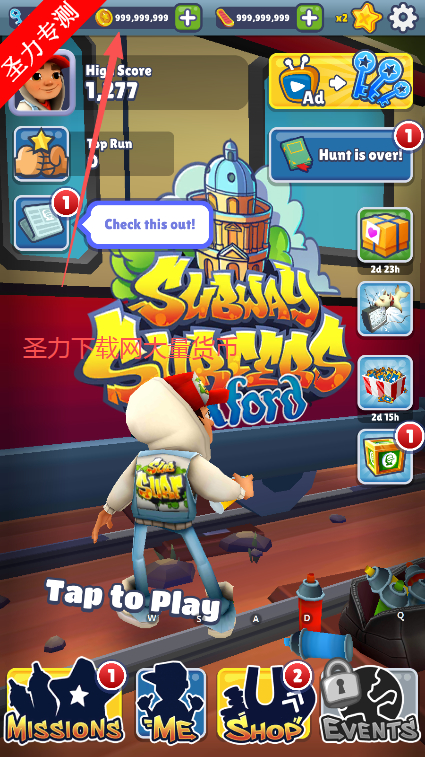 subwaysurfersʷذװv3.50.2 °ͼ3