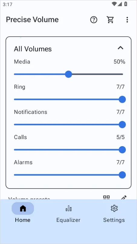 precise volume ���� ���İ�