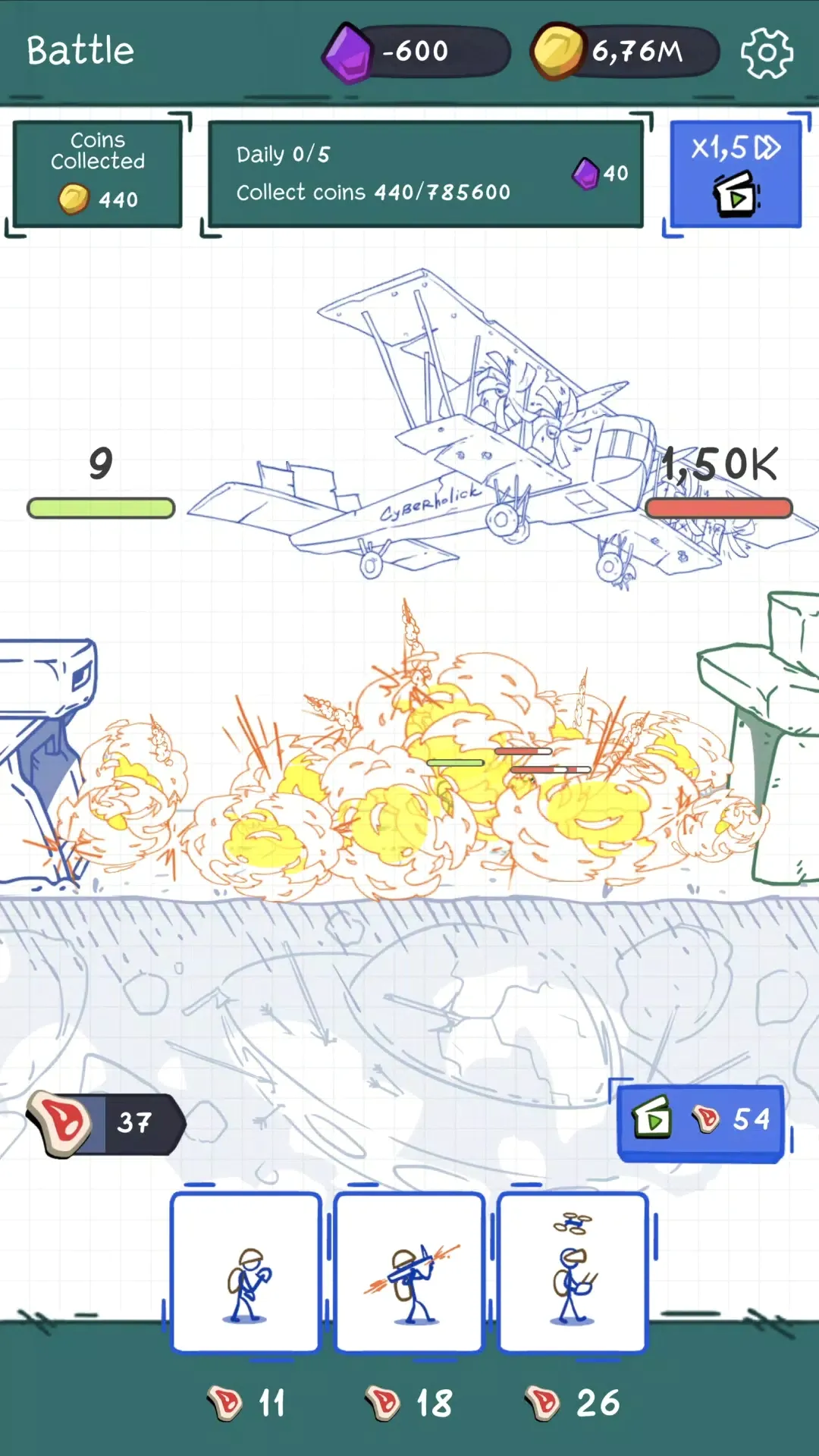 进化或死亡:战士之战v1.15截图1
