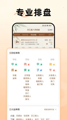 天乙盘八字排盘软件(国学排盘工具)v1.4.0.0 安卓版截图1